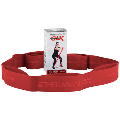 Theraband Exercise Band  Clx 11 Loops Red