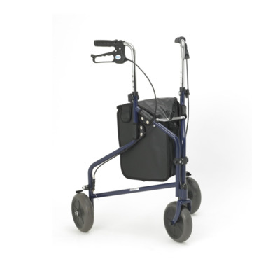 Days Tri Wheel Walkers with Loop Lockable Brakes - Chrome (240S)