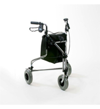 Days Tri Wheel Walkers with Loop Lockable Brakes - Chrome (240S)